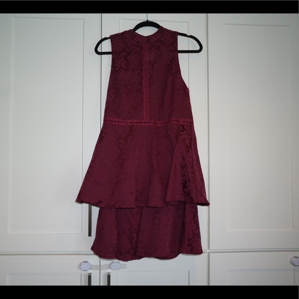 Burgundy Xhiliration Dress Plebum